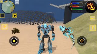 Süper Kahraman Robot Köpekbalığı Oyunu - Robot Shark 2 New Mission by Naxeex #5 - Android Gameplay screenshot 5