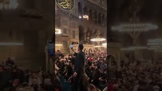 Salawat of Our Beloved Prophet ‎ﷺ echoing at Hagia Sophia during their first Tarawih after 88 years