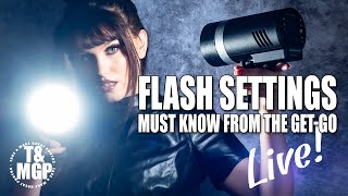 Camera Flash Settings You NEED to Know | LIVE with Gavin Hoey!