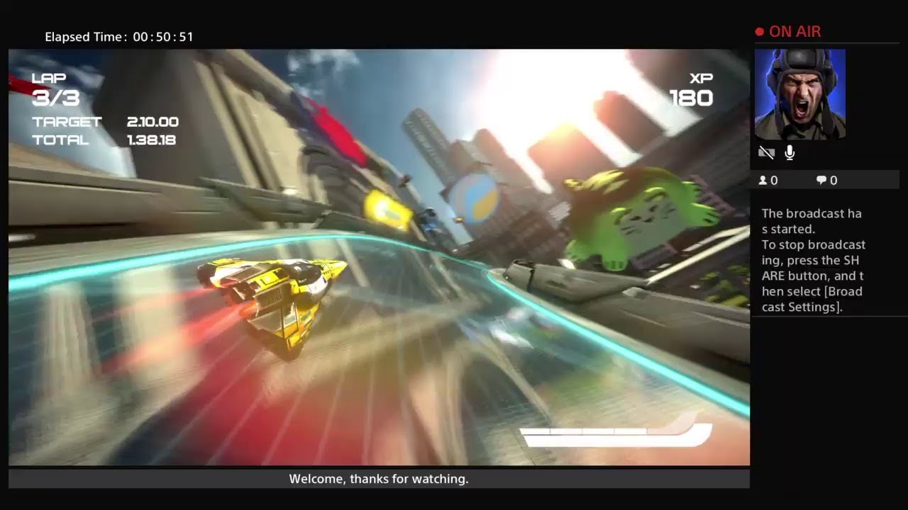 PS4 Wipeout Antigravity Racing at its finest LIVE - YouTube