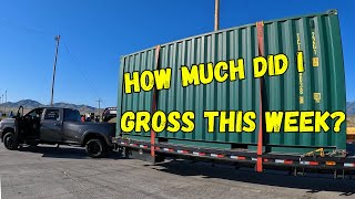 How much did I gross this week as a hotshot owner / operator?