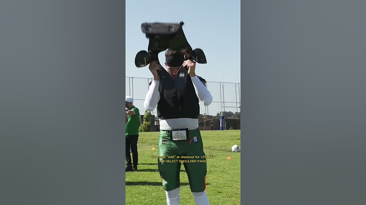 These Are The Best Football Shoulder Pads!  #footballvlog #footballyoutuber