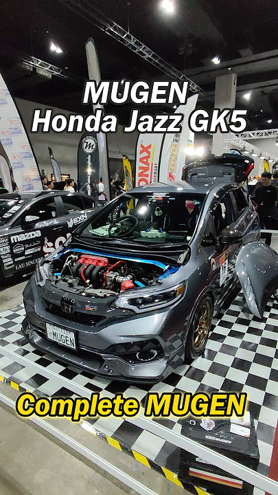 MUGEN Honda Jazz GK5 at Tokyo Auto Salon KL 🇲🇾🇯🇵 #honda #tokyoautosalon2024 #mugen #hondajazz