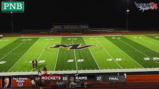 Mt. Vernon Rams Football vs. Tolono (Unity) Rockets - 2025