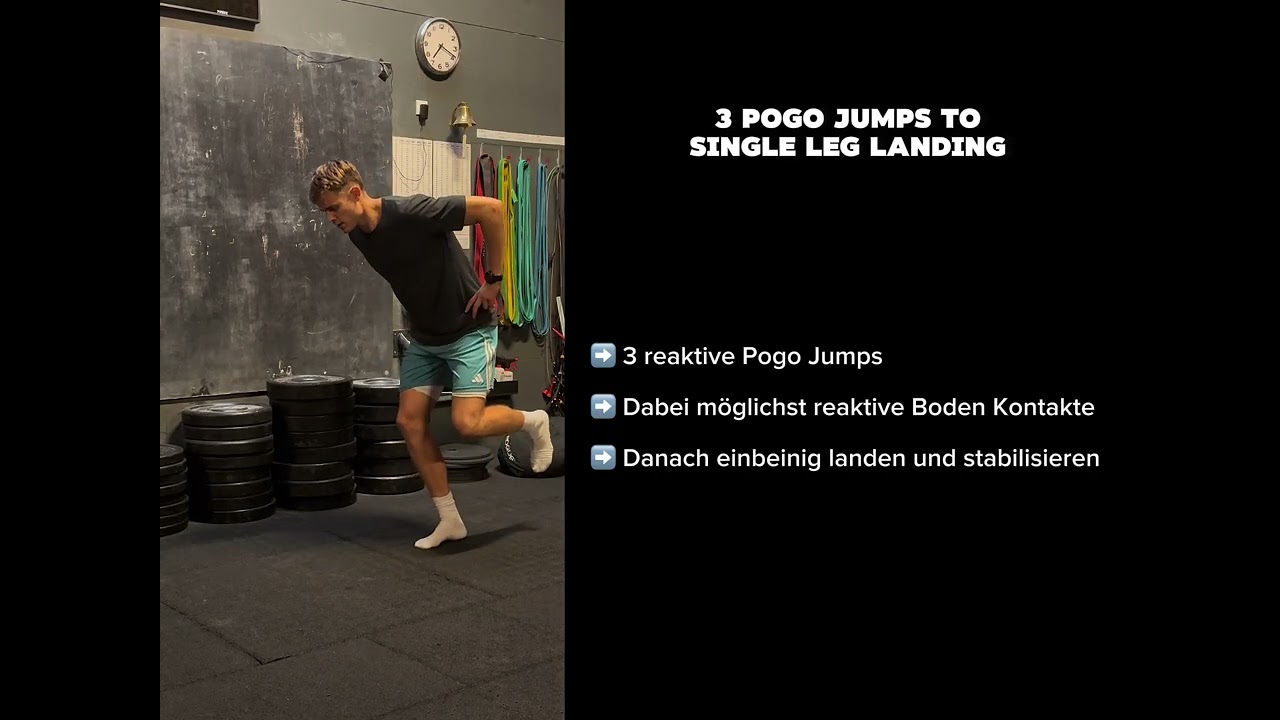 3 Pogo Jumps to Single Leg Landing