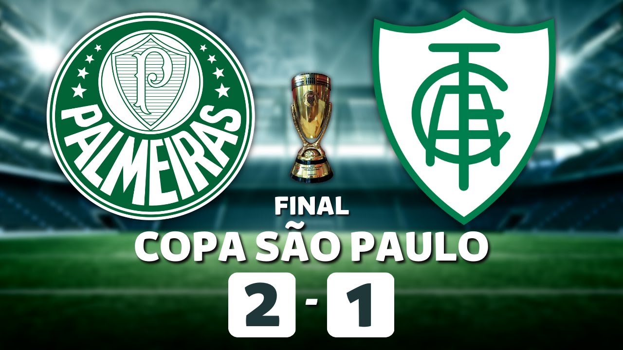 Palmeiras 2 x 1 América-MG  Copa SP de Futebol Júnior: melhores