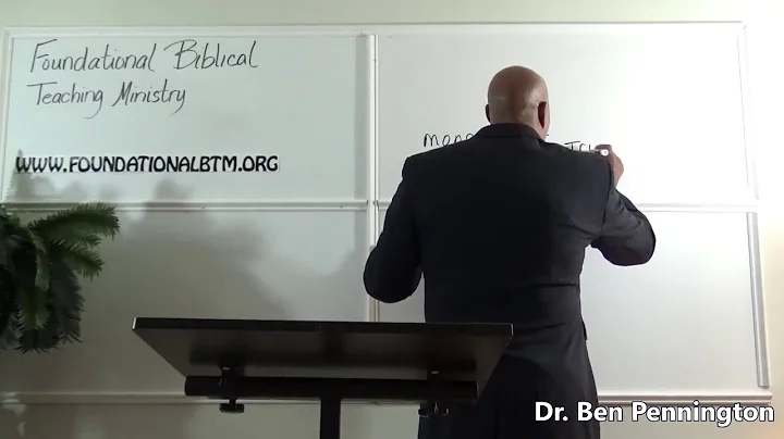 Dr. Ben Pennington - Evidence for the Trinity in t...