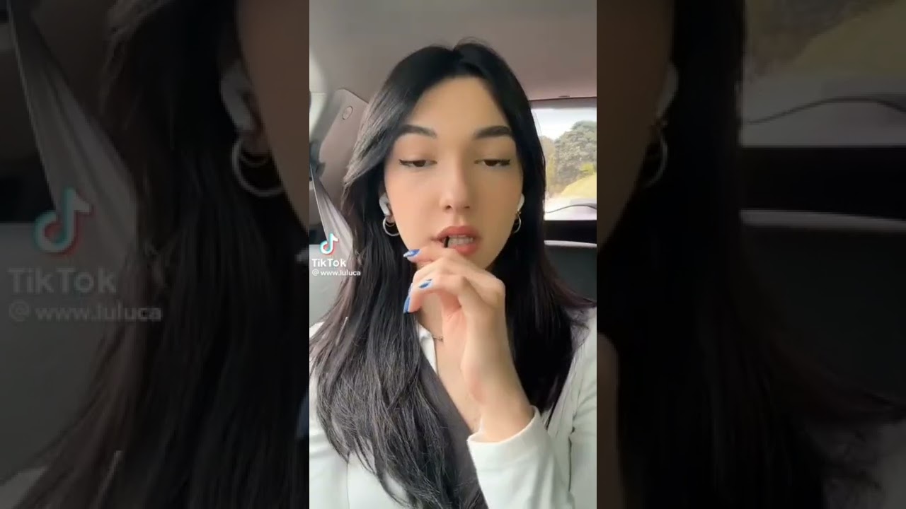 CapCut_luluca cabelo preto vs cabelo rosa tiktok