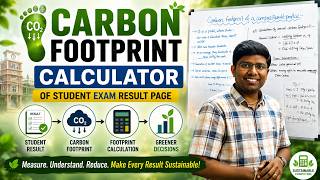Carbon Footprint Calculator of a Student Exam Result Page | Sustainable Computing | Example