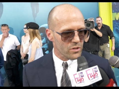 press junkets meaning Jason Statham at THE MEG premiere