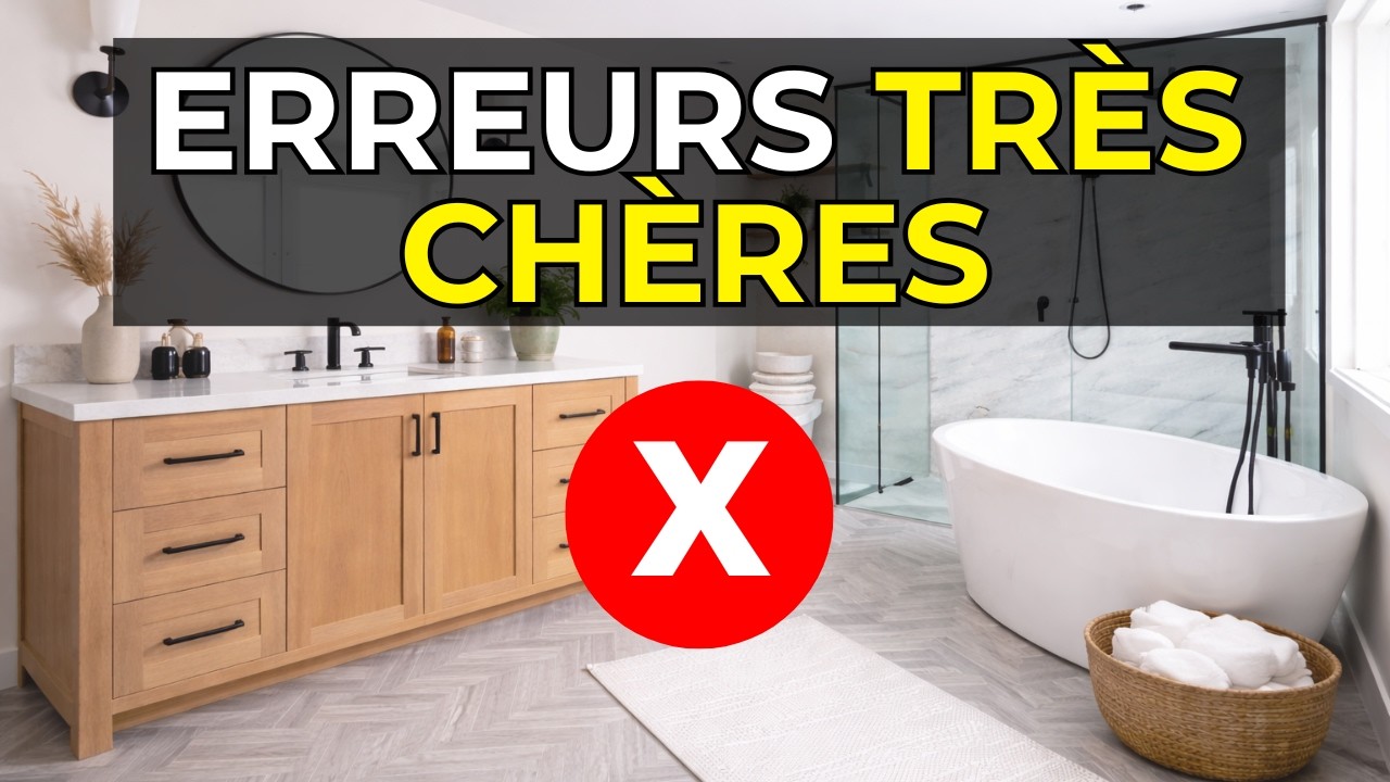 6 erreurs de salle de bain que vous allez REGRETTER - YouTube