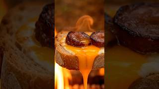 Campfire Sucuk &amp; Eggs in 5 Min 🔥 | キャンプ飯 | Kamp Kahvaltısı