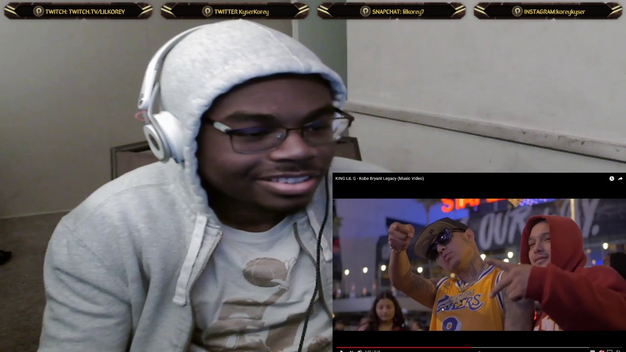 2/24 | KING LIL G - Kobe Bryant Legacy (Music Video) REACTION