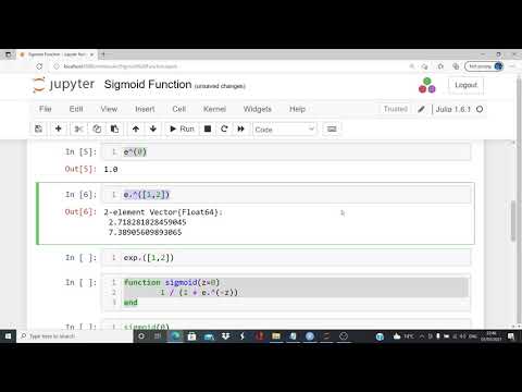 Julia Programming Exercise - The Sigmoid Function