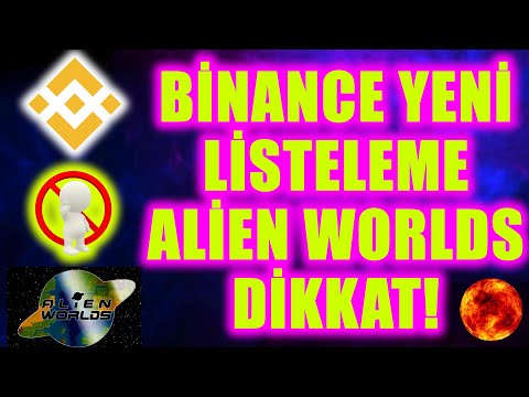 BİNANCE YENİ LİSTELEME ALİEN WORLDS (TLM) COIN DİKKAT DİKKAT! |Btc Analiz| Altcoin |