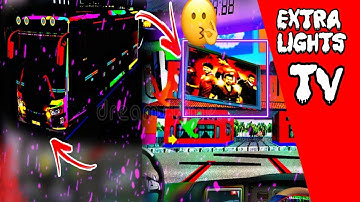 HOW TO ADD ANIMATION EXTRA LIGHTS AND INTERIOR TV IN JETBUS IN BUSSID IN TAMIL V3.6.1