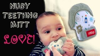 This Mom Loves The Nuby Teething Mitt!