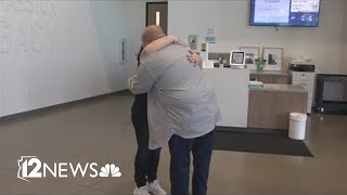 Emotional meeting between Valley mom, man who received her son's kidney