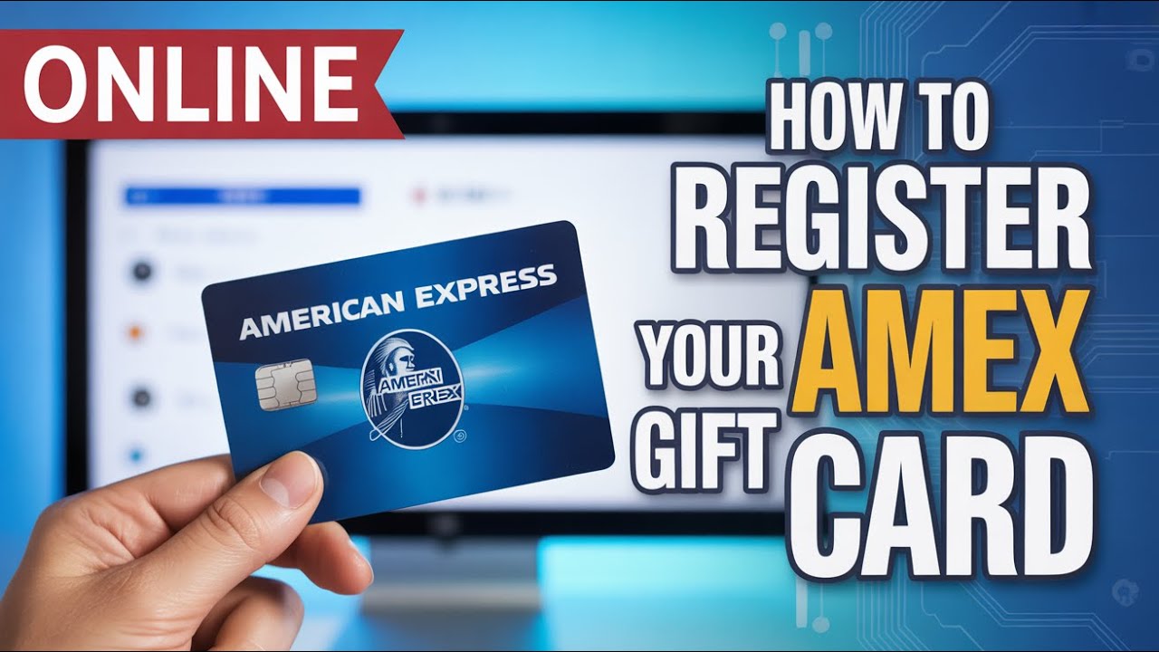 How to Register Your Amex Gift Card [Online] - YouTube