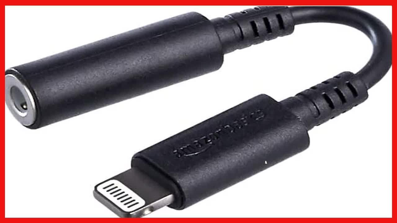 Great product -  Amazon Basics Lightning to 3.5 mm Headphone Jack Adapter, MFi Certified Compatible
