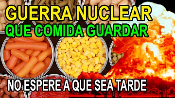 ¿Cuánta comida se necesita en una guerra nuclear?