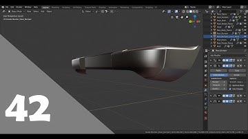 Blender 2.8 Car Modeling Tutorial - Part 42 (Rear Bumper)