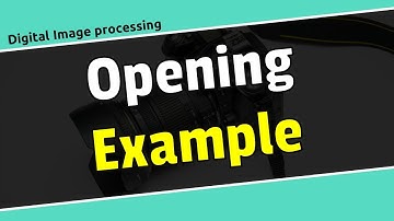 Opening example in digital image processing in Bangla\ image processing bangla tutorial.