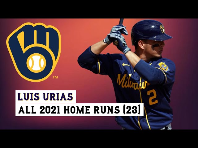 Luis Urias (#2) All 23 Home Runs of the 2021 MLB Season 