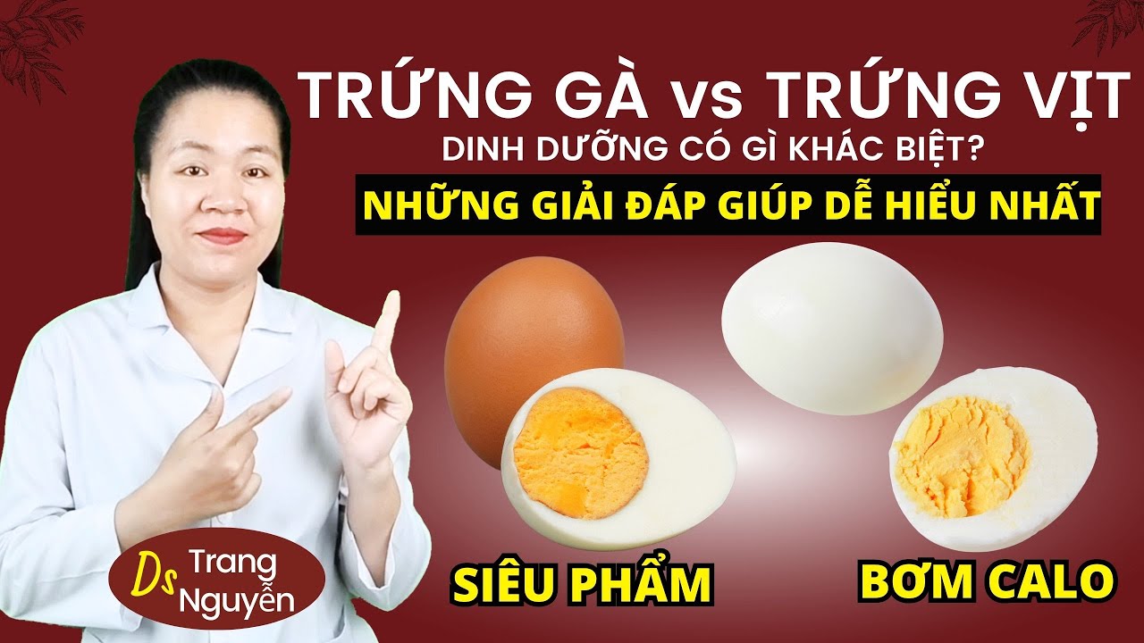 Đừng Chọn Trứng Sai! Trứng Vịt Có “Béo” Hơn Trứng Gà Không? Hướng Dẫn Cho Người Lớn – Người Già
