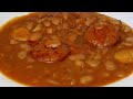 Alubias pintas con chorizo - Guiso casero tradicional