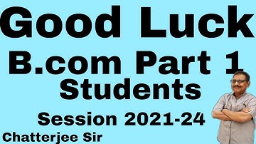 #brabu B.com Part 1 Session 2021-24