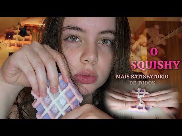 ASMR LIMPANDO SQUISHY MAIS SATISFATÓRIO QUE EXISTE