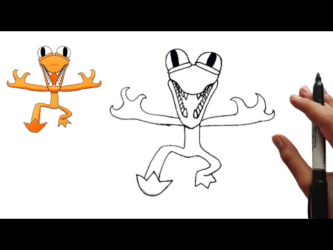 HOW TO DRAW ORANGE from ROBLOX RAINBOW FRIENDS