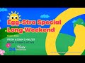 Disney junior on disney channel eggstra special long weekend  promo march 2024