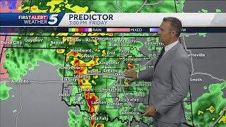 Friday Nov. 8, 2024 Timeline: Oklahoma Soaker Continues