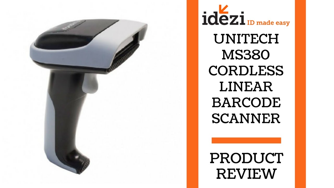 Unitech MS380 Cordless Linear Barcode Scanner Idezi "ID Made Easy