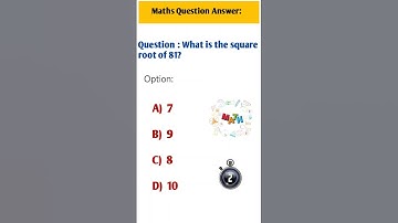 Maths Quiz❓💯#math #shorts #shortsfeed #study