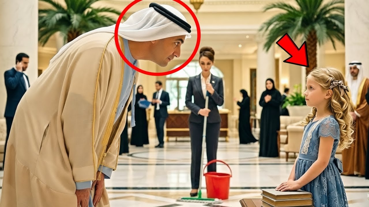 El jeque multimillonario prueba en árabe — la hija de la empleada responde y todos se congelan