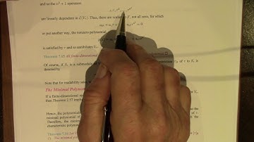 Linear Algebra: 036 The Minimal Polynomial