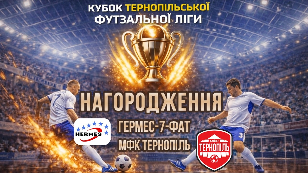 Кубок Тернопільської футзальної ліги  2026. НАГОРОДЖЕННЯ.