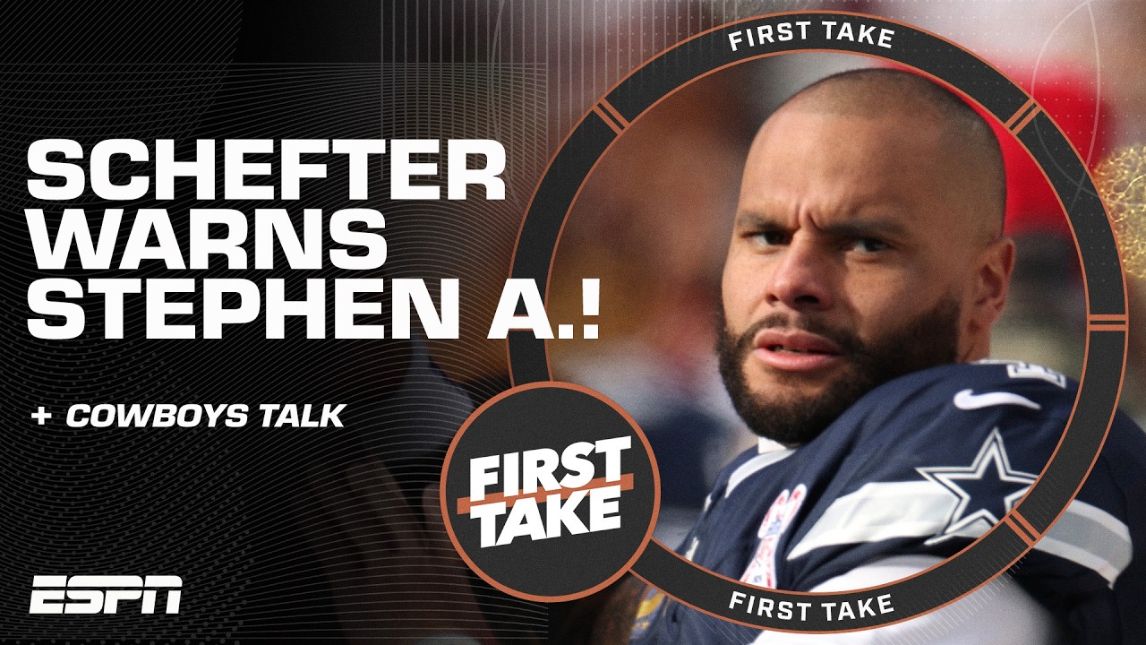 Stephen A. responds to Adam Schefterโs WARNING ABOUT THE COWBOYS! ๐ค | First Take