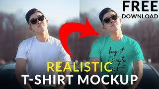 👍How to Create a Realistic T Shirt Mockup in Photoshop for Shopify Store screenshot 5