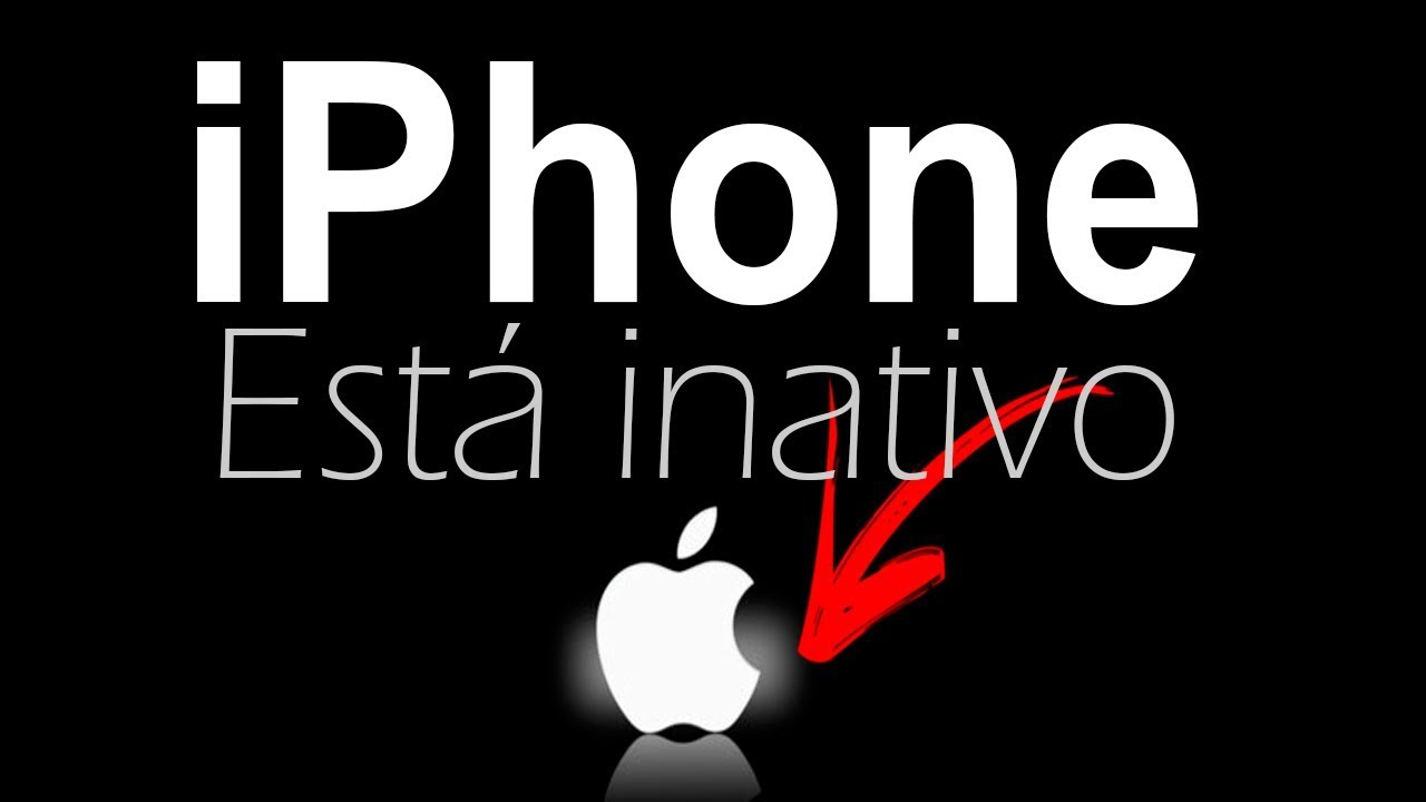 IPHONE INATIVO COMO RESOLVER 4S / 5S / 6S | israelsennador.com