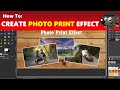 How to Create an Awesome Photo Print Effect in GIMP | Using GIMP Tutorial