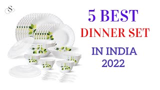 5 Best Dinner Set Brand In India 2022⚡ With Price⚡| Top 5 Dinner Set In India 2022 Best Dinner Set