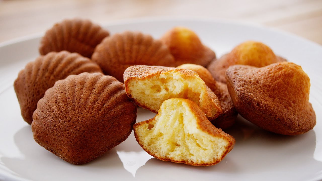 Easy! How to Make Madeleines (Shell shaped Butter Cakes) - YouTube