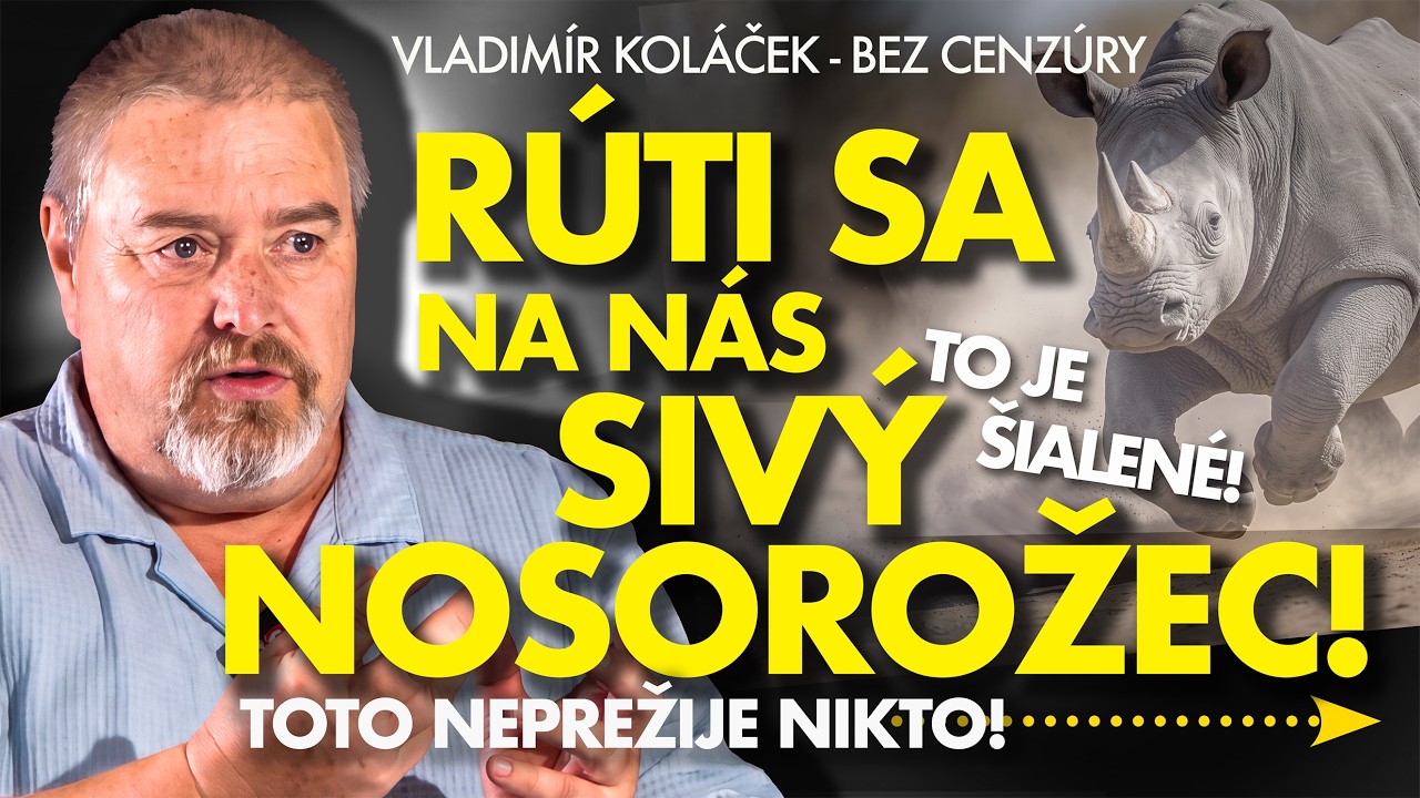 Koláček šokuje: POZOR! RÚTI SA na nás SIVÝ NOSOROŽEC! — Transcript