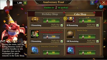 King of Avalon - Anniversary Feast Statues