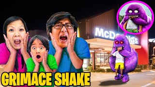 Ryan's World Try the Grimace Shake Challenge in Real Life!