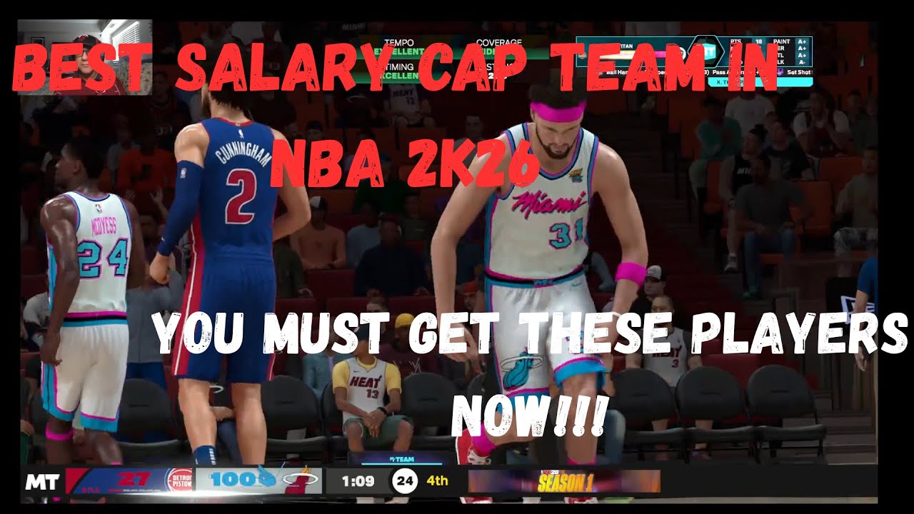 Best MyTeam Salary Cap team for NBA 2K26 - YouTube